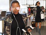 Mel B looks fashionable in her camouflage jacket and black dress with grey heels as she jets out of LAX airport in Los Angeles, CA

Pictured: Mel B
Ref: SPL1303119  160616  
Picture by: iPix211/London Ent/Splash News

Splash News and Pictures
Los Angeles: 310-821-2666
New York: 212-619-2666
London: 870-934-2666
photodesk@splashnews.com
