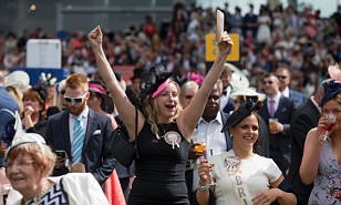 Hats off to the Three Lions! Ascot overcome by football fever as Silks bar and Royal