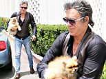 EXCLUSIVE: Mickey Rourke seen Arriving For Meeting With Pooch in Beverly Hills.\n\nPictured: Mickey Rourke\nRef: SPL1302228  150616   EXCLUSIVE\nPicture by: KAT / Splash News\n\nSplash News and Pictures\nLos Angeles: 310-821-2666\nNew York: 212-619-2666\nLondon: 870-934-2666\nphotodesk@splashnews.com\n