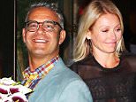 New York, NY - Kelly Ripa and husband Mark Consuelos celebrate this their son Joaquin Consueos graduation, as well as the decision for her new cohost according to Andy Cohen. The group were joined by Kellys parents, the graduates schoolmates, as well as Andy Cohen, and Lucy Liu\nAKM-GSI  June  16, 2016\nTo License These Photos, Please Contact :\nMaria Buda\n(917) 242-1505\nmbuda@akmgsi.com\nsales@akmgsi.com\nor \nMark Satter\n(317) 691-9592\nmsatter@akmgsi.com\nsales@akmgsi.com\nwww.akmgsi.com