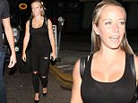 15 June 2016 - Hollywood, CA  - USA\n**STRICTLY AVAILABLE FOR UK AND GERMANY USE ONLY**\nKendra Wilkinson wraps up a fun night out with friends at Warwick nightclub in Hollywood. The 'Kendra On Top' star dressed casual in a black tank top and ripped skinny jeans. She completed her look with a pair of black stilettos and a black backpack.\nBYLINE MUST READ : AKM-GSI-XPOSURE\n***UK CLIENTS - PICTURES CONTAINING CHILDREN PLEASE PIXELATE FACE PRIOR TO PUBLICATION ***\n*UK CLIENTS MUST CALL PRIOR TO TV OR ONLINE USAGE PLEASE TELEPHONE 0208 344 2007*\n