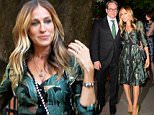 20.June.2016 - New York Ò USA
*** STRICTLY AVAILABLE FOR UK AND GERMANY USE ONLY ***
New York, NY - Sarah Jessica Parker and husband Matthew Broderick are two peas in a pod as they are seen exiting Harvey Weinstein's home after a dinner party as Matthew is seen matching his green tie to Sarah's satin stylish green dress.
BYLINE MUST READ : AKM-GSI-XPOSURE
***UK CLIENTS - PICTURES CONTAINING CHILDREN PLEASE PIXELATE FACE PRIOR TO PUBLICATION ***
*UK CLIENTS MUST CALL PRIOR TO TV OR ONLINE USAGE PLEASE TELEPHONE 0208 344 2007*