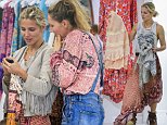 ELSA PATAKY SHOPS WITH SISTER-IN-LAW SAMANTHA AT HER FAVOURITE CLOTHING STORE ìSPELLî IN BYRON BAY\n20 June 2016\n©MEDIA-MODE.COM