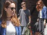 06/26/2016\nEXCLUSIVE: Brie Larson and fiance Alex Greenwald Spotted in Montreal Canada. The Academy award winning actress and musician husband to be left an apartment together before hopping into a waiting vehicle. The 'Short Term 12' star flashed her engagement ring as she stepped out  dressed in a smart yet low key denim style jacket, white top and black jeans ensemble.\nPlease byline:TheImageDirect.com