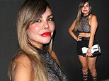 West Hollywood, CA - Liziane Gutierrez, the Brazilian model who accused Chris Brown of hitting her at a party in Las Vegas, strikes a pose outside The Nice Guy in West Hollywood.\nAKM-GSI      June 27, 2016\nTo License These Photos, Please Contact :\nMaria Buda\n(917) 242-1505\nmbuda@akmgsi.com\nsales@akmgsi.com\nor\nMark Satter\n(317) 691-9592\nmsatter@akmgsi.com\nsales@akmgsi.com\nwww.akmgsi.com