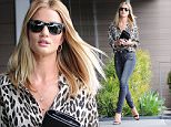 Picture Shows: Rosie Huntington-Whiteley  June 27, 2016\n \n Model Rosie Huntington-Whiteley is spotted stopping by her office in West Hollywood, California. Rosie has been posting her new Bulgari campaign pictures all over her social media for the past week. \n \n Non-Exclusive\n UK RIGHTS ONLY\n \n Pictures by : FameFlynet UK © 2016\n Tel : +44 (0)20 3551 5049\n Email : info@fameflynet.uk.com