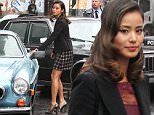 Donal Logue and Jamie Chung will play a reporter named Valerie Vale at the FOX Network series "Gotham" set in Williamsburg, Brooklyn\n\nPictured: Jamie Chung\nRef: SPL1309927  280616  \nPicture by: Jose Perez / Splash News\n\nSplash News and Pictures\nLos Angeles: 310-821-2666\nNew York: 212-619-2666\nLondon: 870-934-2666\nphotodesk@splashnews.com\n
