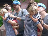 EXCLUSIVE TO INF.\nJune 27, 2016:  Pregnant Olivia Wilde and Jason Sudeikis are seen sharing a moment with their son Otis, before Sudeikis is seen getting into a cab, New York City.  \nMandatory Credit: Peter Cepeda/INFphoto.com Ref.:  infusny-259