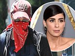 Exclusive... 52114853 Comedian Sarah Silverman is seen hiding her face under a red bandana while visiting her doctor in Beverly Hills, California with a friend on July 7, 2016. Sarah wrote on her Facebook page that she is ìinsanely lucky to be aliveî after being hospitalized in the intensive care unit (ICU) with Epiglottitis. ***NO USE W/O PRIOR AGREEMENT-CALL FOR PRICING*** FameFlynet, Inc - Beverly Hills, CA, USA - +1 (310) 505-9876