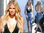 Picture Shows: Khloe Kardashian  July 21, 2016\n \n Reality star Khloe Kardashian is seen at a studio in Van Nuys, California. Khloe arrived wearing a white top but changed to a black top while inside the studio.\n \n Non Exclusive\n UK RIGHTS ONLY\n \n Pictures by : FameFlynet UK © 2016\n Tel : +44 (0)20 3551 5049\n Email : info@fameflynet.uk.com