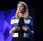 Marissa Mayer, chief executive of Yahoo, speaks at the Yahoo Mobile Developers Conference in San Francisco, Feb. 18, 2016. The Daily Mail, a British tabloid newspaper and website, confirmed on Monday that it had discussed with other investors a potential bid for assets of Yahoo. (Ramin Rahimian/The New York Times)\nCredit: New York Times / Redux / eyevine\n\nFor further information please contact eyevine\ntel: +44 (0) 20 8709 8709\ne-mail: info@eyevine.com\nwww.eyevine.com