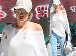 Picture Shows: Gigi Hadid  July 24, 2016\n \n Model Gigi Hadid is seen out and about in New York City, New York. She was wearing a perforated white shirt with jeans and a leather cap.\n \n Non Exclusive\n UK RIGHTS ONLY\n \n Pictures by : FameFlynet UK © 2016\n Tel : +44 (0)20 3551 5049\n Email : info@fameflynet.uk.com
