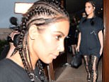 Beverly Hills, CA - Kim Kardashian and her close friend Brittny Gastineau wrap up  dinner at Il Pastaio in Beverly Hills. The KUWTK star wore hooped cornrow braids,a Pablo Paris graphic tee and thigh high lace-up boots.
AKM-GSI      August 4, 2016
To License These Photos, Please Contact :
Maria Buda
(917) 242-1505
mbuda@akmgsi.com
sales@akmgsi.com
or
Mark Satter
(317) 691-9592
msatter@akmgsi.com
sales@akmgsi.com
www.akmgsi.com