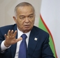 FILE-In this file photo taken on Friday, July 10, 2015, Uzbekistan's President Islam Karimov gestures while speaking to Russian President Vladimir Putin during the SCO (Shanghai Cooperation Organization) summit in Ufa, Russia. The Interfax news agency Friday Sept. 2, 2016 cites an Uzbek government statement saying President Islam Karimov is dead. (AP Photo/Ivan Sekretarev, file)