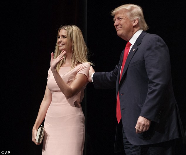 Next stop: Later on Tuesday, Ivanka joined her father in Virginia Beach for a town hall