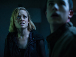 FILE - This undated file image released by Sony Pictures shows Jane Levy, left, and Dylan Minnette in a scene from "Dont Breathe." The horror thriller ¿Don¿t Breathe¿ topped the box office for the second straight week, while a several new releases struggled to find any traction over the 2016 Labor Day weekend. (Gordon Timpen/Sony/Screen Gems via AP, File)