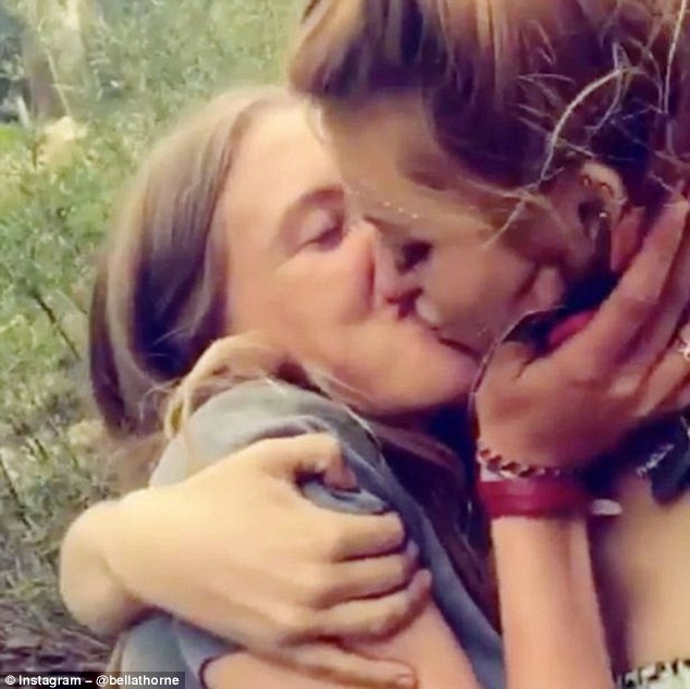 Just good friends? Bella Thorne  keeps fans guessing over her relationship status, after posting a racy snap locking lips with her 'soulmate' Bella Pendergast after coming out as bisexual