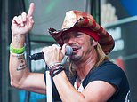 FILE - In this July 10, 2015 file photo, Bret Michaels performs at 'FOX and Friends' All American Summer Concert Series in New York. x-Poison frontman Michaels says two thieves stole his cellphone while he was onstage during a recent performance in New Hampshire. A post on Michaels' Facebook page on Friday, Sept. 2, 2016, said the phone and other electronics were taken from the rocker's dressing room during a concert at Hampton Beach Casino Ballroom on Sept. 1. (Photo by Charles Sykes/Invision/AP, File)