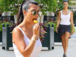 8 September 2016.\nMONACO  8/09/2016.\nKourtney Kardashian with her two children, her mother Kris Jenner and Corey Gamble make shopping on the streets of Monte Carlo and eat ice cream during their holidays on the French Riviera.\nCredit: GoffPhotos.com   Ref: KGC-304\n**NO France, Germany, Spain, Italy, Holland/Netherlands**\n