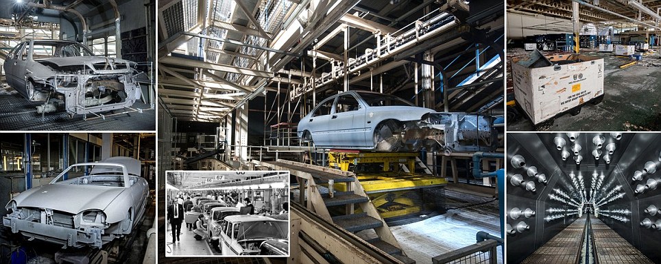 Haunting photographs reveal how Longbridge MG Rover plant has lain abandoned