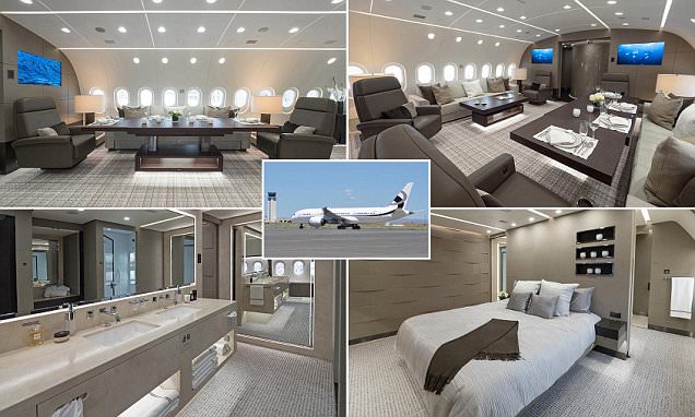 Inside the Dreamliner that's been converted into a private jet with bedrooms, walk-in