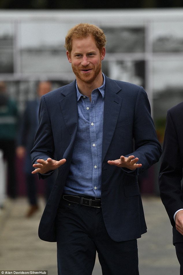 Prince Harry arrives at Lord's to celebrate the work of Core Coach, which encourages young people to train as sports coaches 