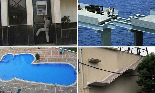 ATMs too tall to reach, staircases to nowhere and a VERY inappropriate swimming pool: The
