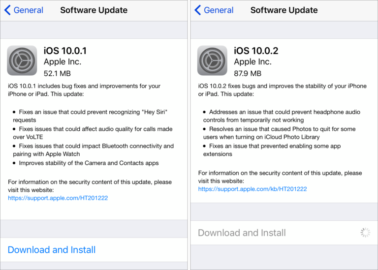 iOS 10.0.1 Download