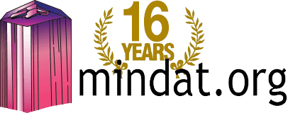 Mindat Logo - 16th Anniversary