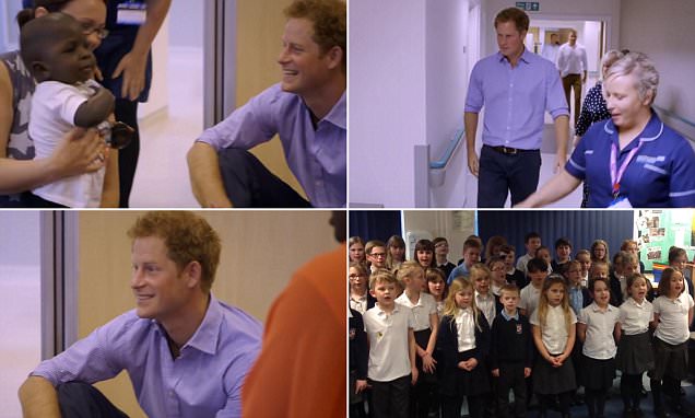 Prince Harry bonds with sick children in WellChild 'Bad Day' music video