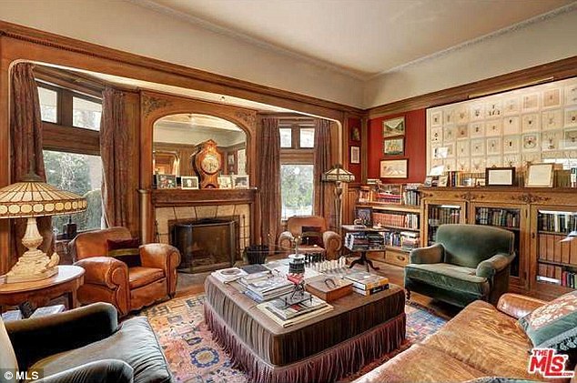 Classic: The impeccable wooden framing houses a cozy, comfortable living room area