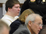 FILE - In this Jan. 19, 2010 file photo, Brendan Dassey, left, listens to testimony at the Manitowoc County Courthouse in Manitowoc, Wis. Dassey, whose homicide conviction was overturned in a case profiled in the Netflix series "Making a Murderer" was ordered released Monday, Nov. 14, 2016, from federal prison while prosecutors appeal. Dassey's supervised release was not immediate and is contingent upon him meeting multiple conditions. (Sue Pischke/Herald Times Reporter via AP, File)