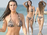 Ex On The Beach newcomer Jenny Thompson spotted on Kite Beach in Dubai.\n\n(EXCLUSIVE ALL ROUND)