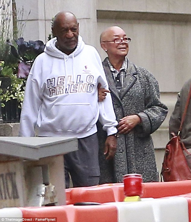 Cosby and his wife Camille (right) are 'adamant that he won’t be able to convince a jury to let him off', a source close to the couple has said