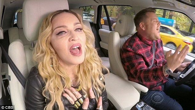 'Yes tongue in mouth kissing!' Madonna confessed during Wednesday's Carpool Karaoke that she made out with Michael Jackson
