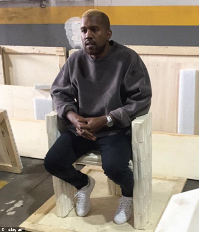 Reemerging: Kanye West seen here on December 8 after being hospitalized the month before for a 'psychotic breakdown'