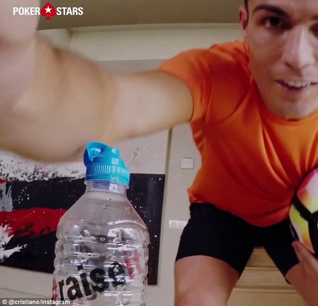 Cristiano Ronaldo has reignited his rivalry with NBA star Dwyane Wade with a new skills video
