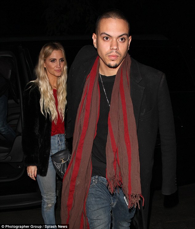 Date night! Ashlee Simpson and Husband Evan Ross enjoyed dinner at LA hot spot Delilah on Tuesday night
