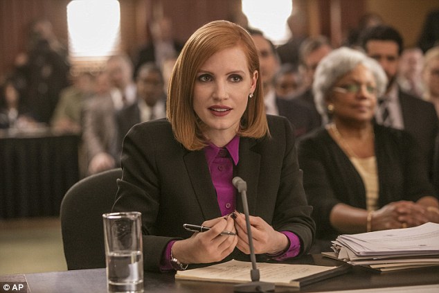 Miss: Jessica Chastain meanwhile, who did pick up a Golden Globe nom for Miss Sloane, did not make the cut this time