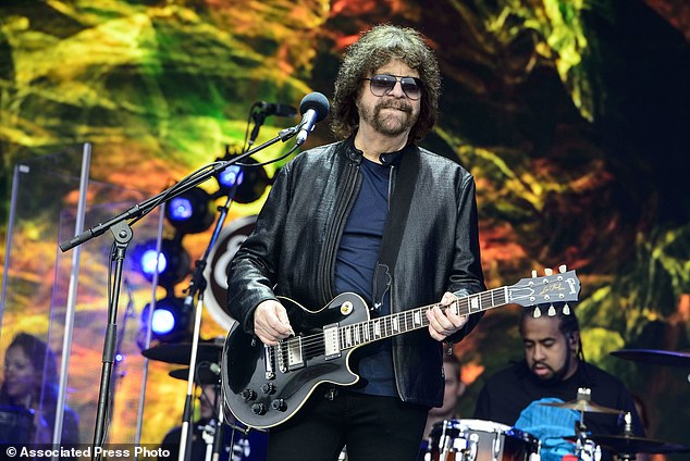 He made it too: Jeff Lynne from British band Electric Light Orchestra performs at the Glastonbury music festival  in Somerset, England in June