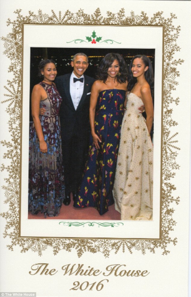 Classy all the way: The Obamas looked like they were at a fancy ball in their gowns and the President in his tux