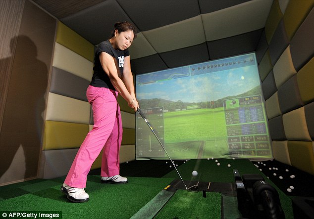 Another of the features within the luxury building is a virtual golf course (like this one in Korea), as well as a whisky bar, a spa and a wine-tasting room