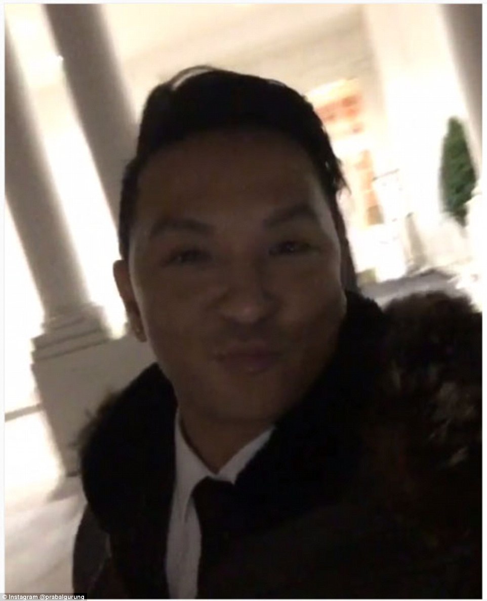 Fashion designer Prabal Gurung posted a cheeky selfie on Instagram and tweeted confirming his attendance at the party, stating: 'Tonight's going to be epic at the White House. Celebrating the last 8 glorious years. Truly grateful'