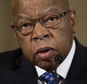 FILE - In this Jan. 11, 2017 file photo, Rep. John Lewis, D-Ga. testifies on Capitol Hill in Washington at the confirmation hearing for Attorney General-designate, Sen. Jeff Sessions, R-Ala., before the Senate Judiciary Committee. Lewis says he?s doesn?t consider Donald Trump a ?legitimate president,? blaming the Russians for helping the Republican win the White House. (AP Photo/Cliff Owen, File)