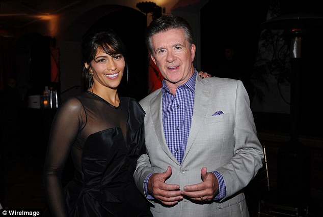  Robin Thicke spoke about his ex-wife's relationship with his dad in a declaration filed on Thursday in response to her emergency custody order (Paula Patton and Alan Thicke above in January 2013)