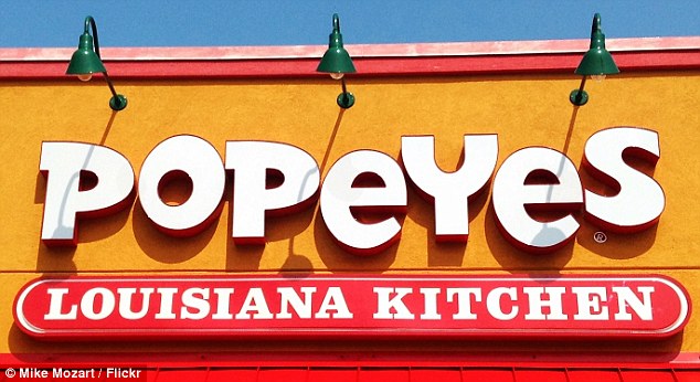 The woman said she ate the meal at Popeyes on 506 S. WW White Road in San Antonio (Pictured: stock photo) 