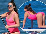 Picture Shows: Lea Michele  February 23, 2017
 
 'Scream Queens' actress Lea Michele enjoys a day on the beach with friends in Maui, Hawaii. Lea who was sporting a pink one piece bathing suit took a dip in the warm ocean waters and did a little paddle boarding. 
 
 Non Exclusive
 UK RIGHTS ONLY
 
 Pictures by : FameFlynet UK © 2017
 Tel : +44 (0)20 3551 5049
 Email : info@fameflynet.uk.com