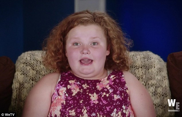 Goals: Mama's daughter Alana 'Honey Boo Boo' Thompson was told by a doctor she should lose some weight during an earlier episode of their hit WE tv show