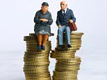 Old people / couple (figurines) - sitting on a pile of money coins - savings / bills / financial / investment / pensions concept.
BH2YX5 
savings, money, finance, pensions, savings, money, finance, pensions, retirement, coins, pensioners, future, security, insurance, savings, money, finance, pensions