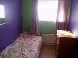 The room, in Craigavon, County Armagh, has since been re-decorated, but had a bare floor and no light during her imprisonment